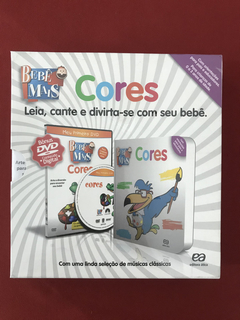 Livro + DVD - Cores - Coleção Bebê Mais - Ed. Ática - Novo