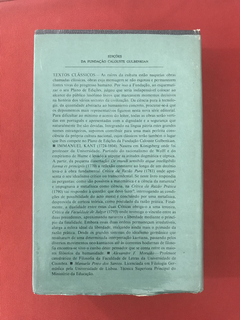 Livro - Crítica Da Razão Pura - Immanuel Kant - Capa Dura - comprar online