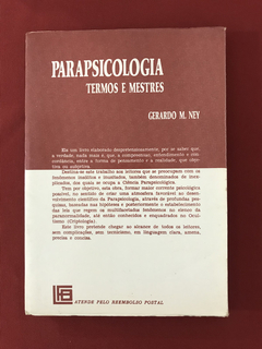 Livro - Parapsicologia - Termos e Mestres - Gerardo M. Ney - comprar online