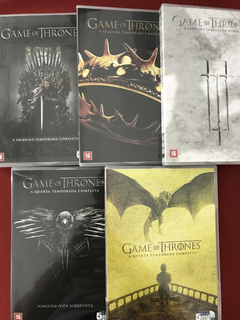 DVD - Box Game Of Thrones - Temp. 1 A 5 Completas - Semin - loja online