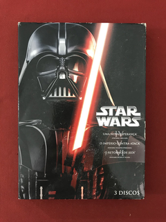 DVD - Star Wars IV, V, VI - 3 Discos - Lucas Film