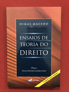 Livro - Ensaios De Teoria Do Direito - Dimas Macedo - Semin.
