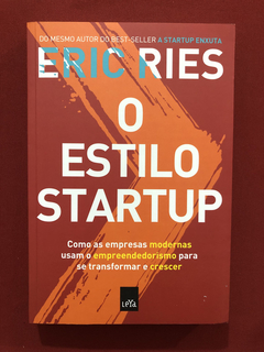 Livro - O Estilo Startup - Eric Ries - Ed. Leya - Seminovo