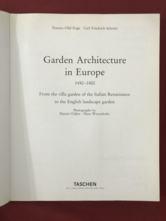 Livro - Garden Architecture In Europe - Ed. Taschen na internet