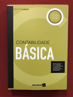 Livro - Contabilidade Básica - Osni Moura Ribeiro - Seminovo