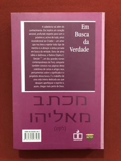 Livro - Em Busca Da Verdade - Eliyahu E. Dessler - Seminovo - comprar online