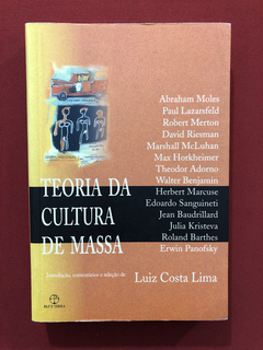 Livro - Teoria Da Cultura De Massa - Luiz Costa Lima