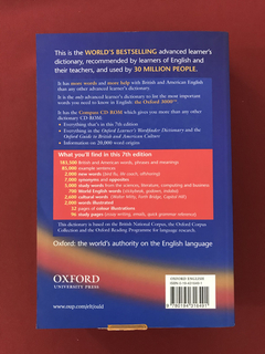 Livro - Oxford Advanced Learner's Dictionary - Ed. Oxford - comprar online