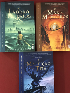 Livro - Percy Jackson & Os Olimpianos - 5 Volumes - Seminovo - Sebo Mosaico - Livros, DVD's, CD's, LP's, Gibis e HQ's