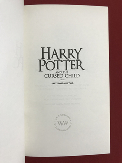 Livro - Harry Potter and the Cursed Child 1+2 - J.K. Rowling - Sebo Mosaico - Livros, DVD's, CD's, LP's, Gibis e HQ's