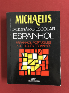 Livro - Dicionário Escolar Espanhol/ Português - Seminovo