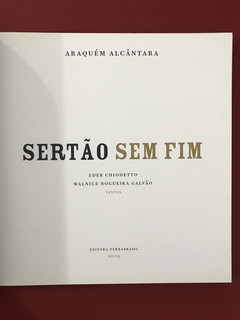 Livro - Sertão Sem Fim - Araquém Alcântara - Capa Dura - Sebo Mosaico - Livros, DVD's, CD's, LP's, Gibis e HQ's