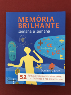 Livro - Memória Brilhante - Dominic O'Brien - Seminovo