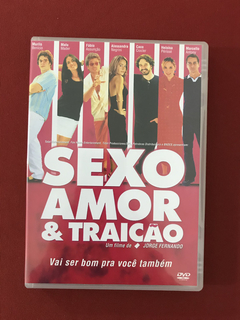 DVD - Sexo Amor & Traição - Dir: Jorge Fernando - Seminovo
