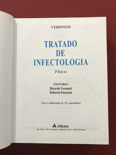 Livro- Tratado De Infectologia 1- Ricardo Veronesi - Atheneu - loja online