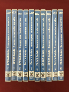 DVD - Época Saúde 3 Meses Para Mudar - 10 Volumes - Seminovo