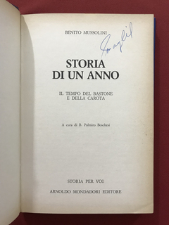 Livro - Storia Di Un Anno - Benito Mussolini - Capa Dura na internet