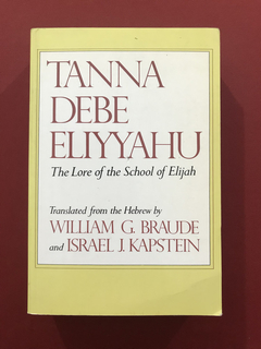 Livro - Tanna Debe Eliyyahu - William G. Braude/ Israel J.