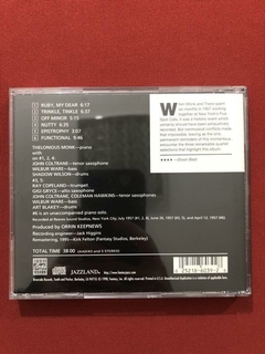 CD - Thelonious Monk With John Coltrane - Importado - comprar online