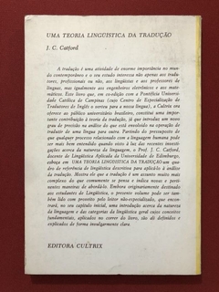 Livro - Uma Teoria Linguística Da Tradução - J. C. Catford - comprar online