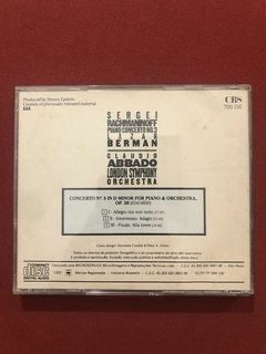 CD - Rachmaninoff - Piano Concerto Nº 3 - Berman - Nacional - comprar online
