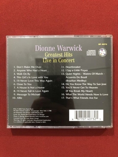CD Duplo- Dionne Warwick - Live In Concert - Import - Semin. - comprar online