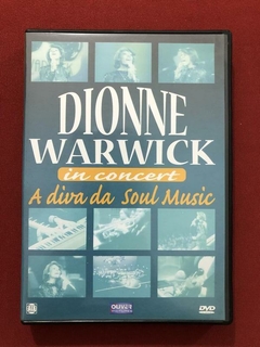 DVD - Dionne Warwick In Concert - A Diva Da Soul - Seminovo