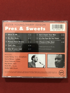 CD - Lester Young E Harry Edison - Pres E Sweets - Seminovo - comprar online