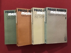 Livro - Paulo Duarte - Memórias - 4 Volumes - Ed. Hucitec