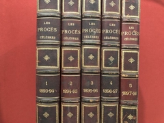 Livro - Coleção Les Procès Célèbres - 5 Volumes - 1893-98