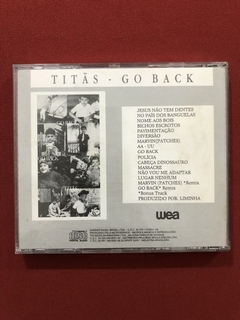 CD - Titãs - Go Back - Nacional - 1990 - comprar online