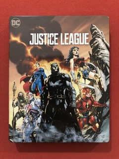 Blu-ray + Blu-ray 3D - Justice League - Steelbook - Seminovo