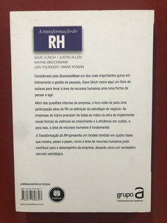 Livro - A Transformação Do RH - Dave Ulrich - Editora Bookman - Seminovo - comprar online
