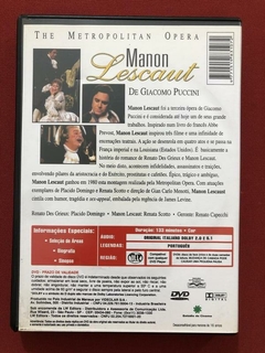DVD - Manon Lescaut - Placido Domingo/ Renata Scotto - Semin - comprar online