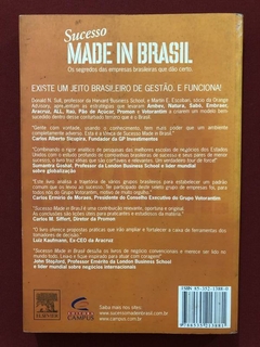 Livro - Sucesso Made In Brasil - Donald N. Sull - Editora Campus - comprar online