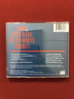 CD - John Coltrane- My Favorite Things- Importado- Seminovo - comprar online
