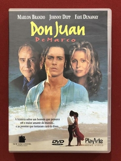 DVD - Don Juan De Marco - Marlon Brando - Seminovo