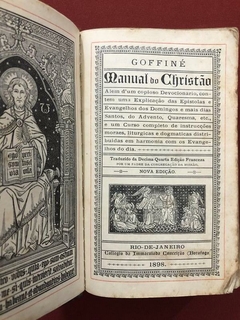 Livro - Manual Do Christão - Leonard Goffiné - 1898 - loja online