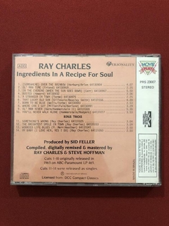 CD - Ray Charles - Ingredients In A Recipe For Soul - 1993 - comprar online