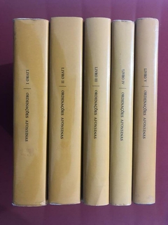 Livro - Coleção Ordenações Afonsinas - 5 Vols - Ed. Fac-Simile - Seminovo