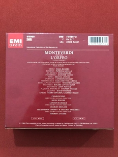 CD Duplo - Monteverdi L'Orfeo - Nigel Rogers - Importado - comprar online