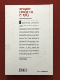 Livro- Dicionário Filosófico De Citações - Folha De S. Paulo - Capa Dura - comprar online