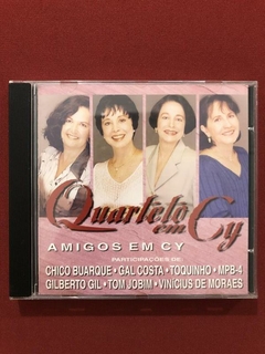 CD - Quarteto Em Cy - Amigos Em Cy - Nacional - Seminovo