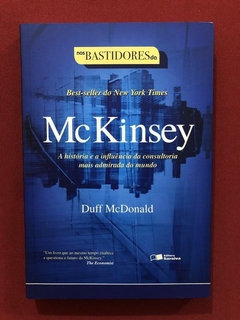 Livro - Nos Bastidores Da McKinsey - Duff McDonald- Seminovo
