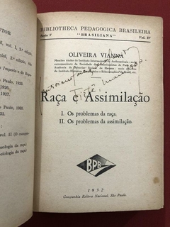Livro - Raça E Assimilação - Oliveira Vianna - Editora BPB na internet