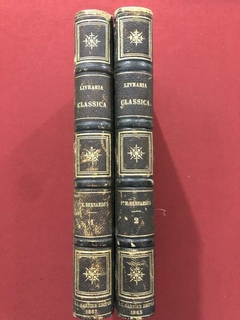Livro - Livraria Classica - Excerptos - 2 Tomos - Pe. Manoel Bernardes - 1865