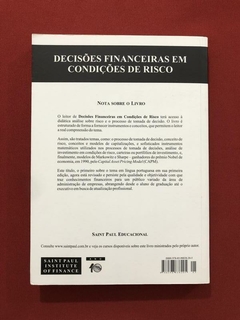 Livro- Decisões Financeiras Em Condições De Risco - Seminovo - comprar online