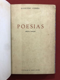 Livro - Poesias - Raimundo Corrêa - Livraria São José - 1958 na internet