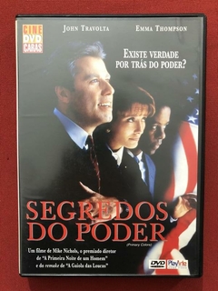 DVD - Segredos Do Poder - John Travolta - Emma T. - Seminovo