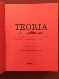 Livro - Teoria Da Arquitectura: Do Renascimento Aos Nossos Dias - Taschen - Seminovo - loja online